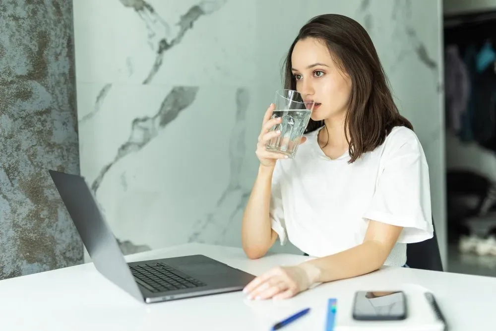 El agua de beber en el trabajo